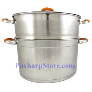 Picture of Meidalai 28CM Double Tier Stainless Steel Steam pot