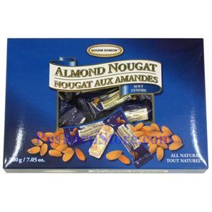 Picture of Golden Bonbon Soft Almond Nougat Candy  7oz