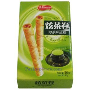 图片 恒华牌炫巧卷绿茶味蛋卷 50克