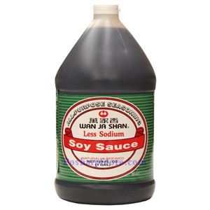 Picture of Wan Ja Shan Less Sodium Soy Sauce 1 Gallon
