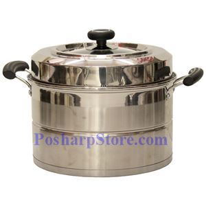 Picture of Laotesi 11 Inch Single Tier Stainless Steel American Style Stock Pot