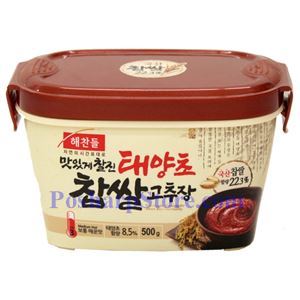 图片 韩国好餐得Haechandle牌糯米辣椒酱（中辣）500克