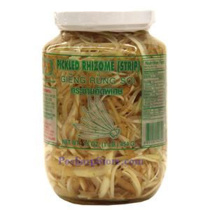 Picture of Double Golden Fish Pickled Rhizome Strips (Gieng Rung Soi) 1 Lb