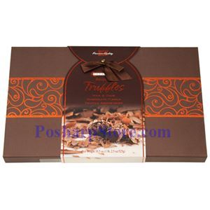 Picture of Belgian Milk & Dark Chocolate Flaked Truffle Assortment 18.5 Oz