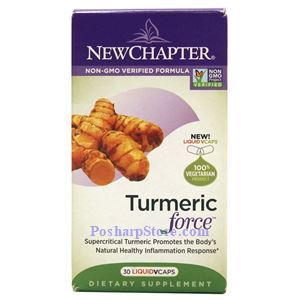 Picture of New Chapter Turmeric Force 30 Liquid Vcaps
